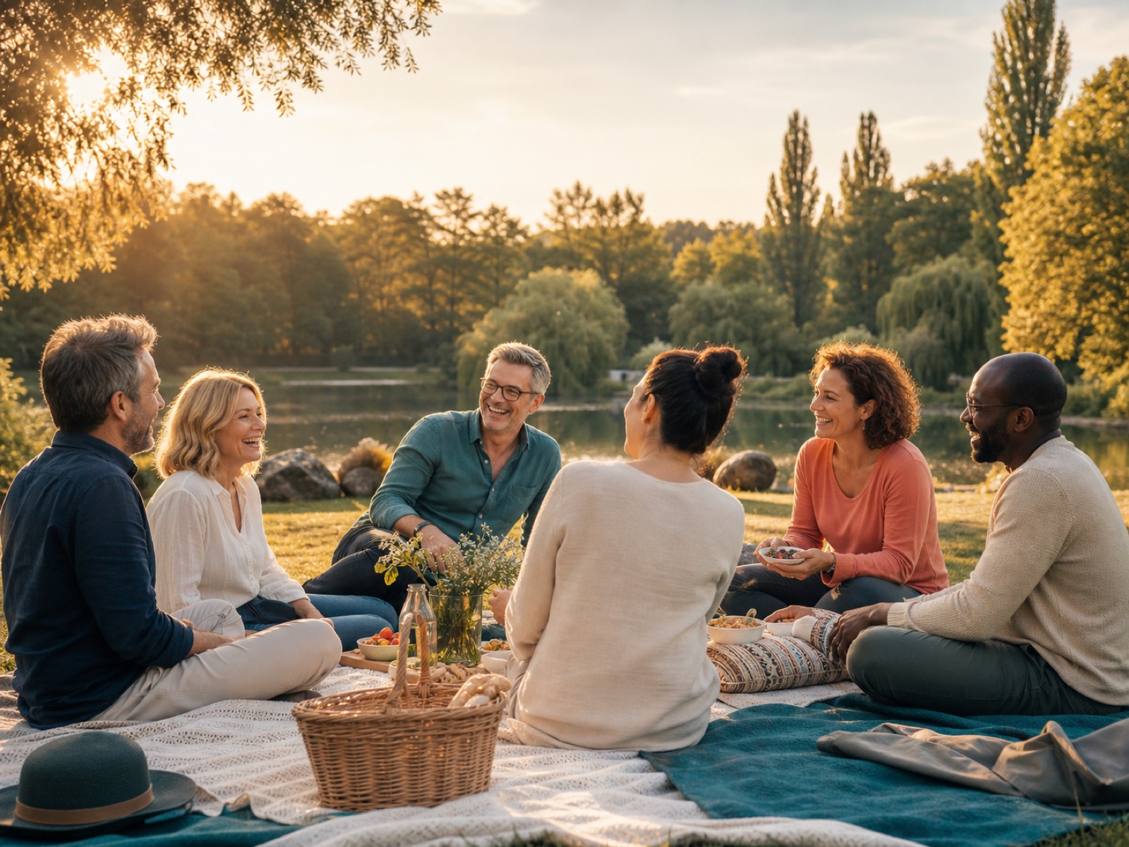 Menschen erleben Dienstprojekt gemeinsam.